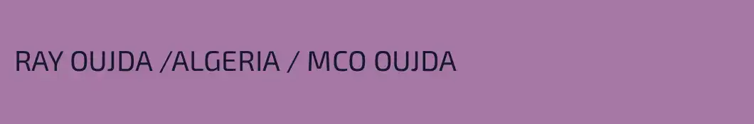 RAY OUJDA /ALGERIA / MCO OUJDA